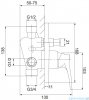 Omnires Art Deco kompletny zestaw podtynkowy brąz antyczny szczotkowany SYSAD26BR